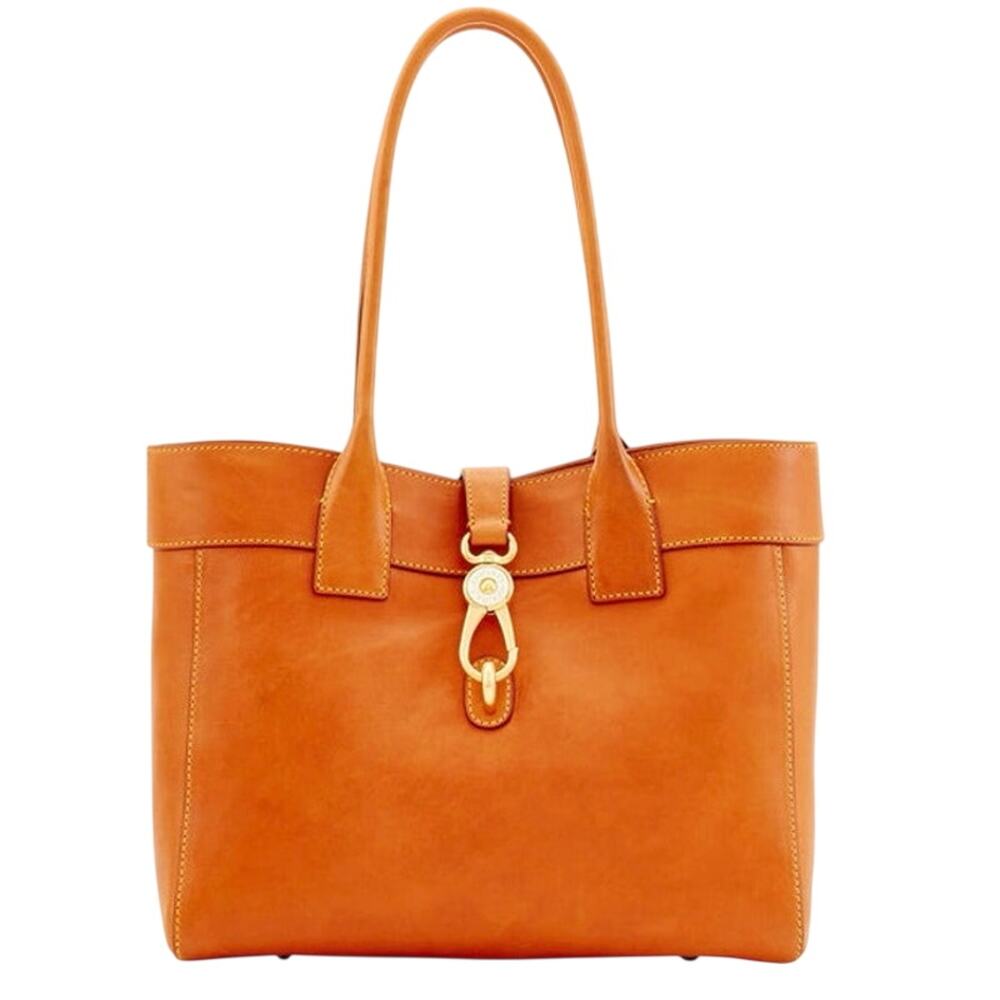 Dooney & Bourke Large Amelie Natural Leather Tote